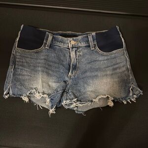 Joe's Jeans Blue Jean Shorts Frayed Hem
